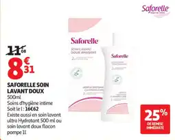 Auchan Parapharmacie Saforelle Soin lavant doux offre