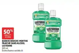 Auchan LISTERINE Bain de bouche offre