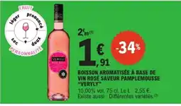 E.Leclerc VERYLY Rose Pamplemousse offre