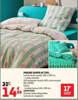 Auchan PARURE OUPER ACTUEL offre
