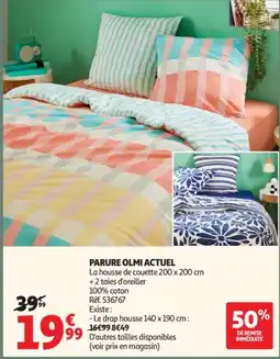 Auchan OLMI PARURE ACTUEL offre