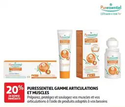 Auchan Parapharmacie Puressentiel gamme articulations et muscles offre