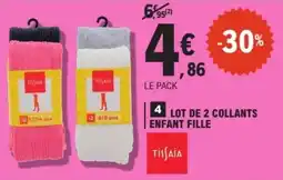 E.Leclerc TissAia collants enfant fille offre