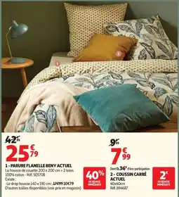 Auchan BENY PARURE FLANELLE offre
