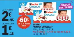 E.Leclerc Kinder Chocolat offre