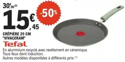 E.Leclerc Tefal CRÉPIÈRE 25 CM offre