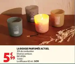 Auchan LA BOUGIE PARFUMÉE ACTUEL offre