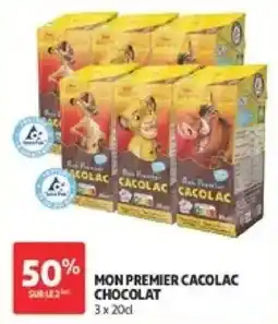 Auchan Mon premier cacolac chocolat offre