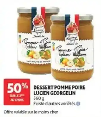 Lucien Georgelin Dessert Pomme Poire