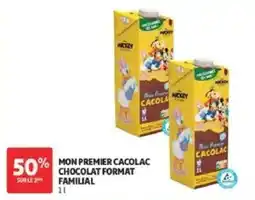 Auchan Mon premier cacolac chocolat format familial offre