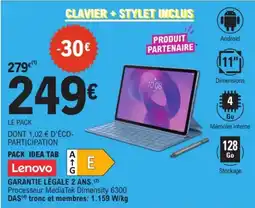 E.Leclerc Lenovo PACK IDEA TAB offre