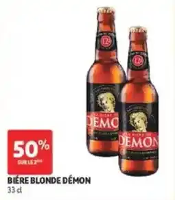 Auchan Démon bière blonde offre