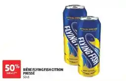 Auchan Flying fish bière citron presse offre