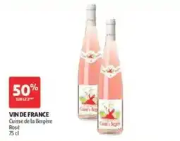 Auchan Cuisse de la bergère vin de france offre