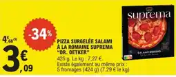 E.Leclerc DR. OETKER Pizza surgelée salami à la romaine offre