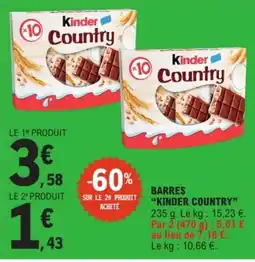 E.Leclerc Kinder Country offre