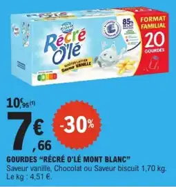 E.Leclerc Récré O'lé Mont Blanc offre