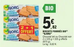 E.Leclerc BJORG Biscuits fourrés offre