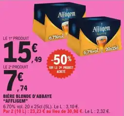 E.Leclerc Affligem Bière blonde d'abbaye offre