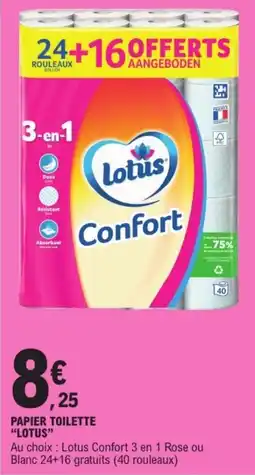 E.Leclerc Lotus Papier toilette offre
