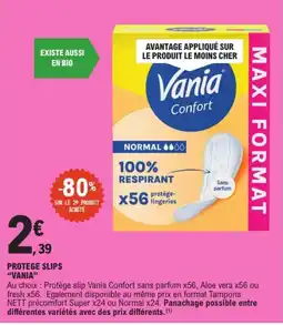 E.Leclerc Vania Protège slips offre