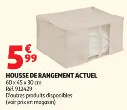 Auchan HOUSSE DE RANGEMENT ACTUEL offre