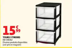 Auchan TOURS 3 TIROIRS offre
