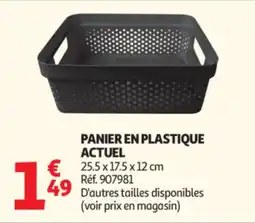 Auchan PANIER EN PLASTIQUE offre