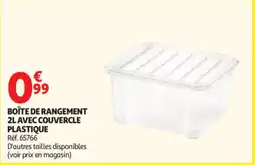 Auchan BOÎTE DE RANGEMENT offre