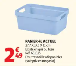 Auchan PANIER 4L ACTUEL offre