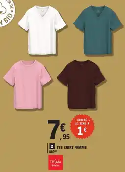 E.Leclerc Tee shirt femme offre