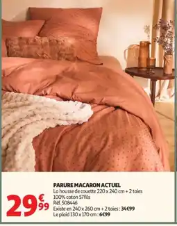 Auchan PARURE MACARON ACTUEL offre