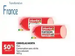 Auchan Herta Cervelas offre
