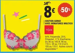 E.Leclerc TisAIA SOUTIEN-GORGE AVEC ARMATURES MULTICO offre