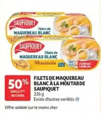 SAUPIQUET Filets de Maquereau Blanc