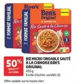 Auchan Ben's Original Riz Sauté à la Chinoise offre