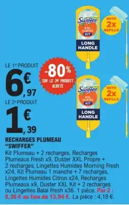 E.Leclerc Swiffer Recharges plumeau offre