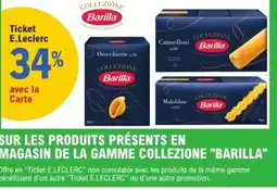 E.Leclerc Barilla Collezione offre