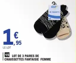 E.Leclerc ECO+ MI-CHAUSSETTE offre