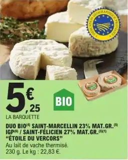 E.Leclerc DUO BIO SAINT-MARCELLIN SAINT-FÉLICIEN offre