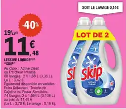 E.Leclerc Skip Lessive liquide offre
