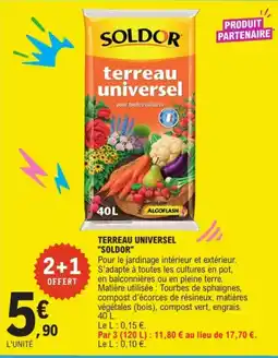 E.Leclerc SOLDOR terreau universel offre