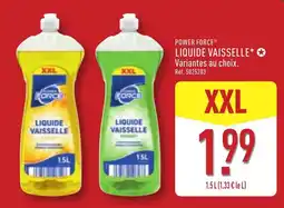 ALDI POWER FORCE LIQUIDE VAISSELLE offre