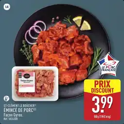 ALDI ST-CLÉMENT LE BOUCHER ÉMINCÉ DE PORC offre