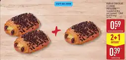 ALDI PAIN AU CHOCOLAT ET CRÈME PÂTISSIERE offre