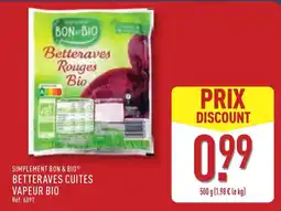 ALDI BON & BIO Betteraves Rouges Bio offre