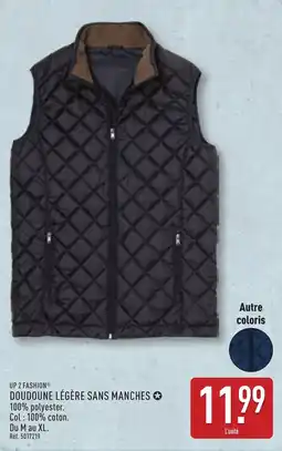 ALDI UP 2 FASHION DOUDOUNE LÉGÈRE SANS MANCHES offre