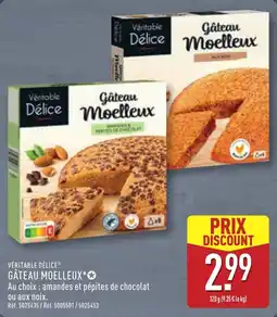 ALDI Véritable Délice Gâteau Moelleux offre