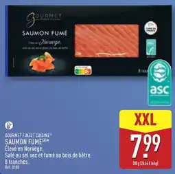 ALDI GOURMET SAUMON FUMÉ offre