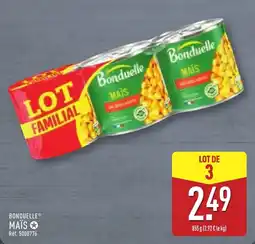 ALDI Bonduelle MAÏS offre
